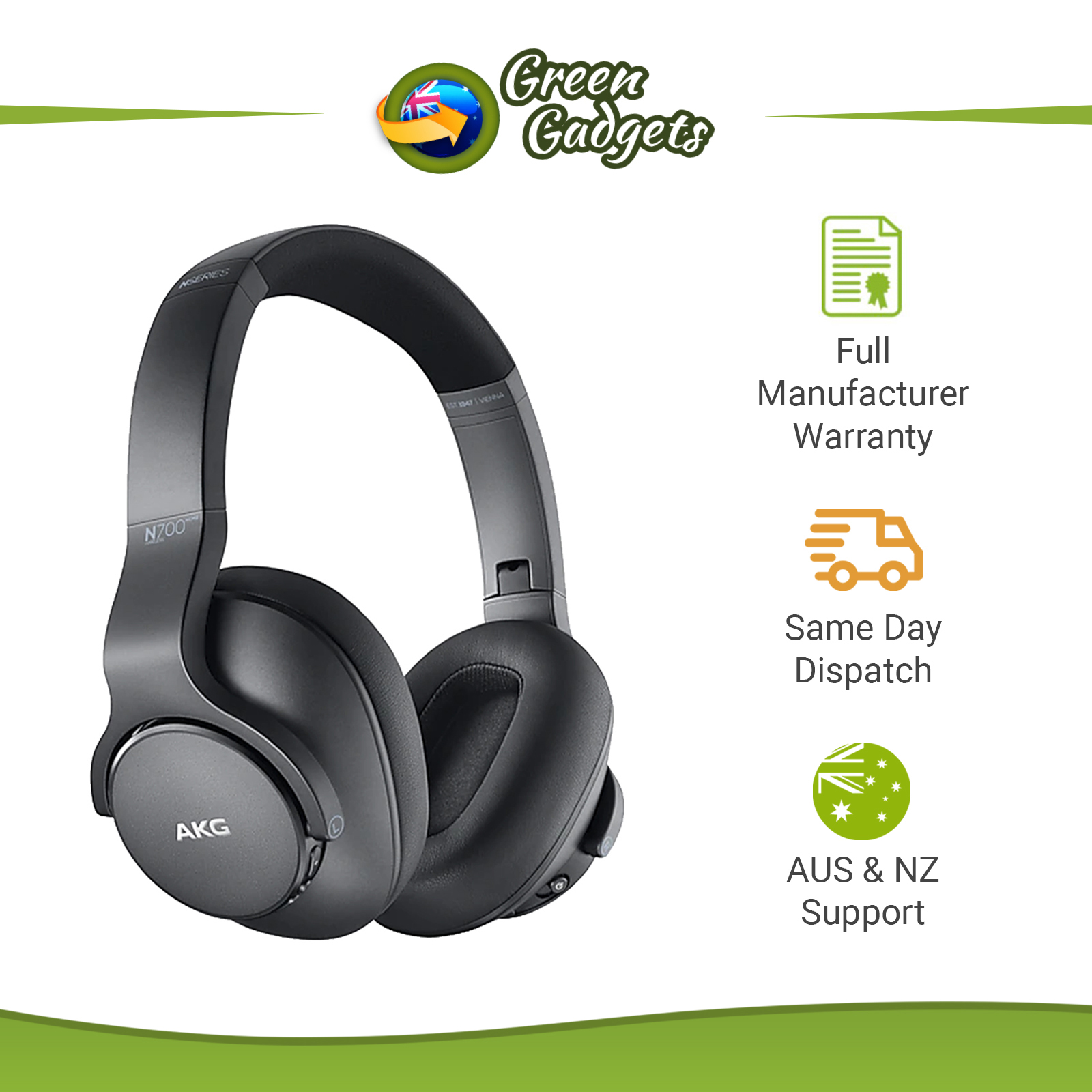 AKG N700NC Wireless Adaptive Noise Cancelling Headphones - Brand New