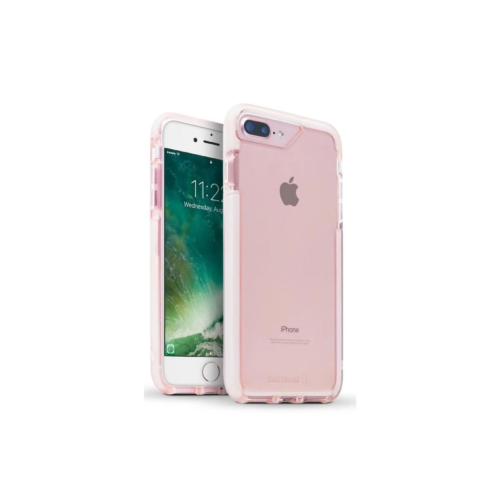 AcePro iPhone 6 Plus / 7 Plus / 8 Plus Case [Pink / White]
