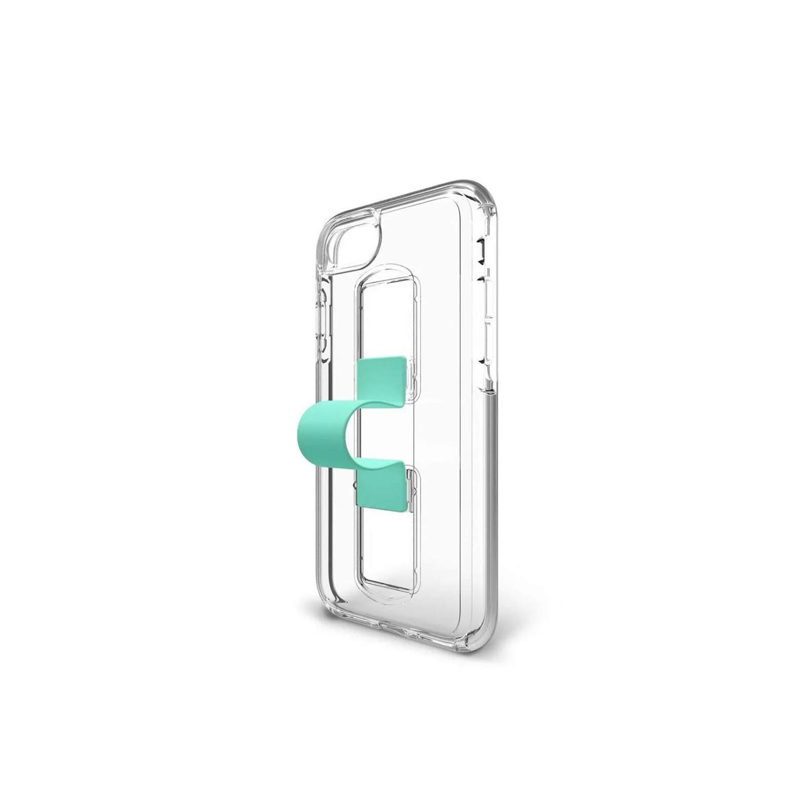 SlideVue iPhone 6/7/8 Clear/Green Case - Brand New