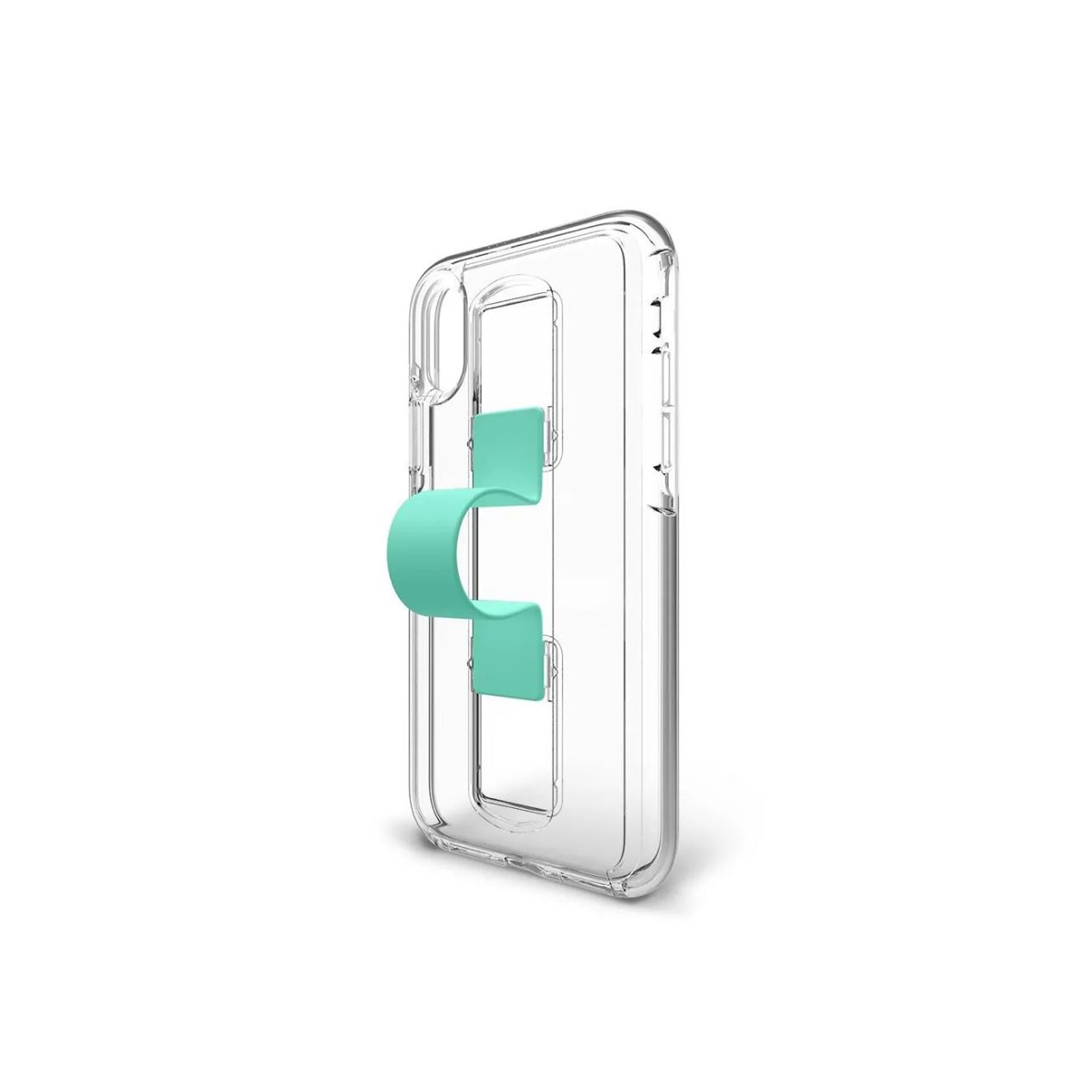 SlideVue iPhone XS Max Case [Clear / Mint]