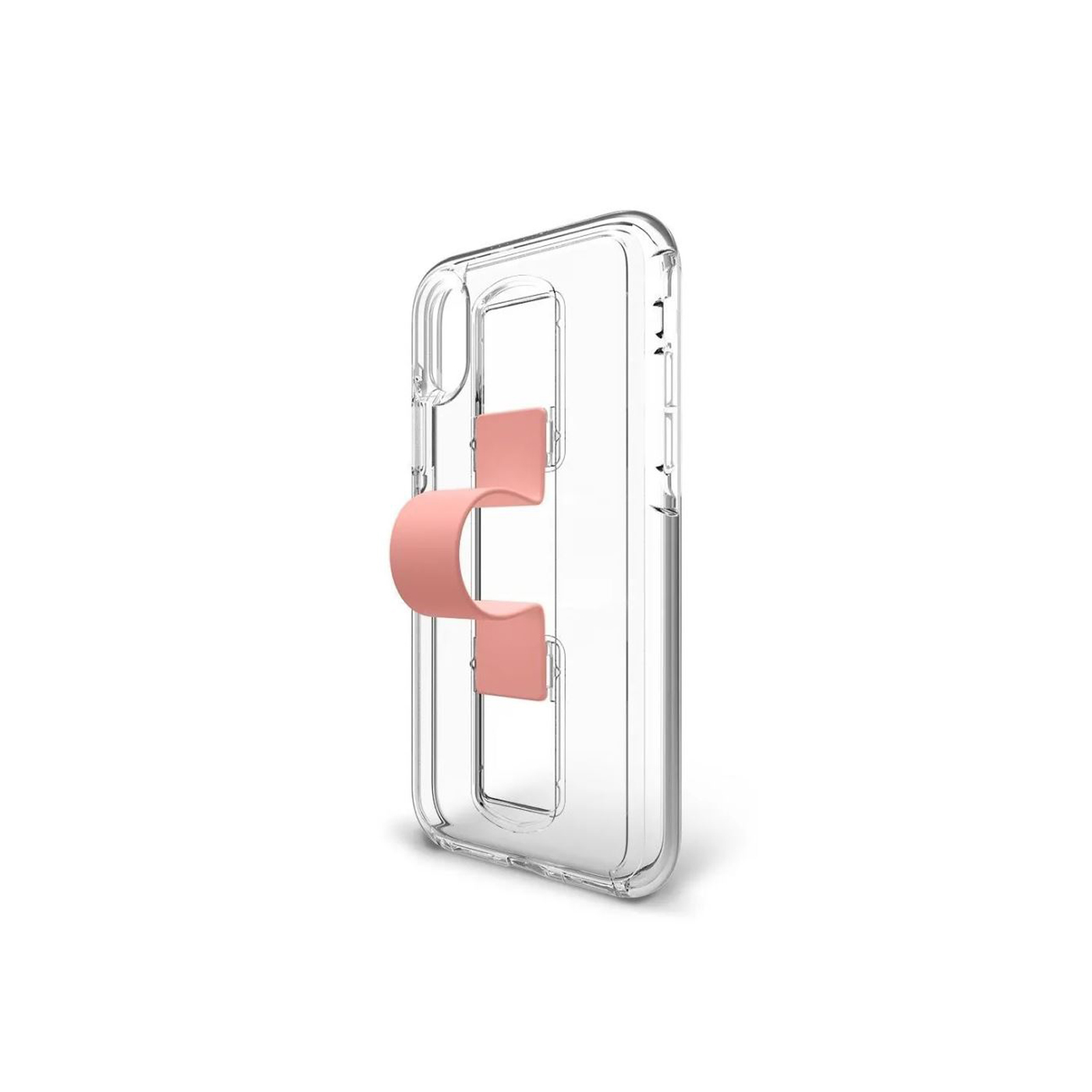 SlideVue iPhone XS Max Case [Clear / Pink]