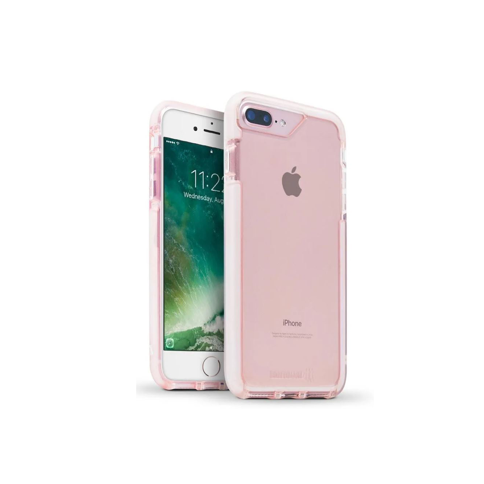 BodyGuardz Trainr iPhone 6s Plus/ 7Plus Pink/Clear Case - Brand New