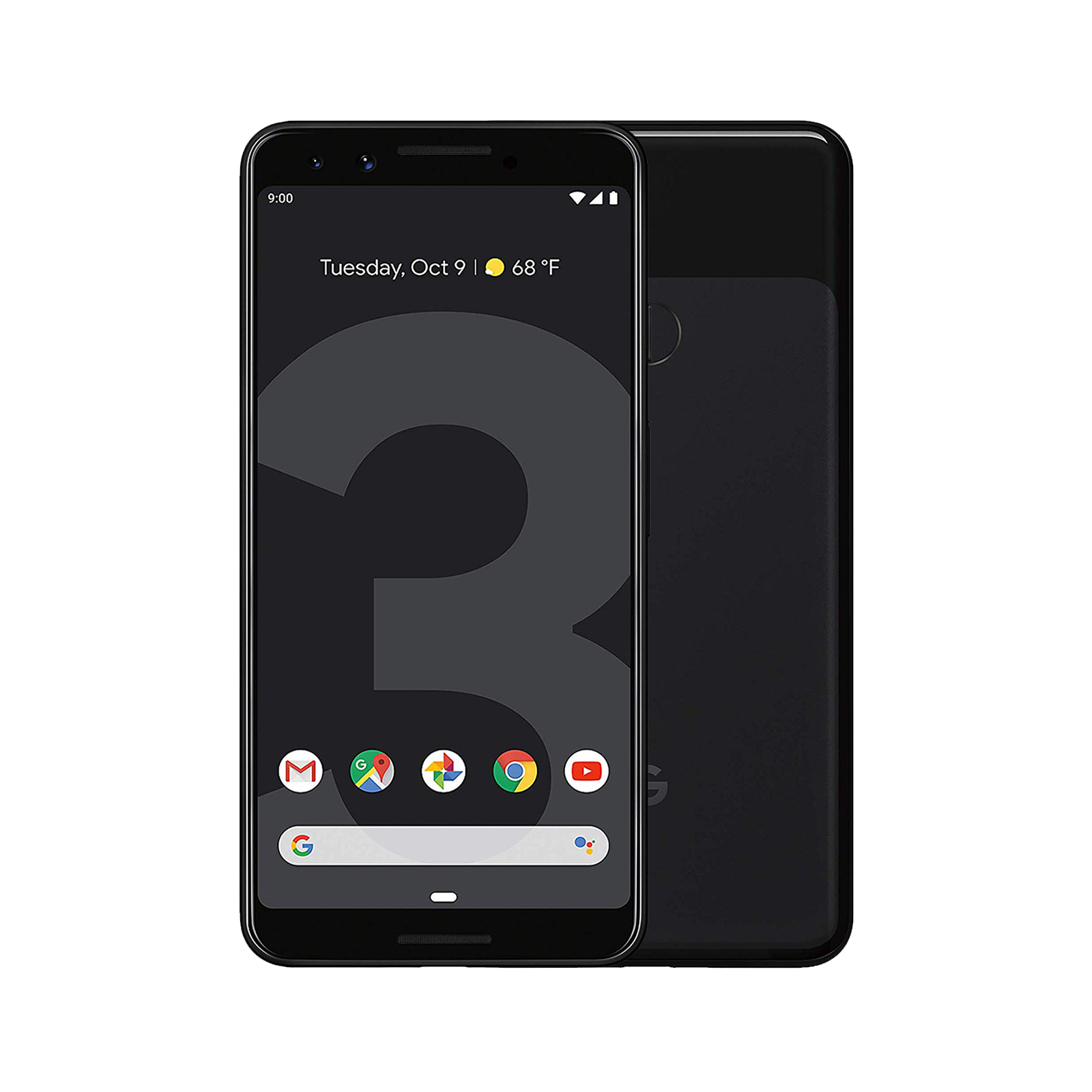 Google Pixel 3 [128GB] [Just Black] [No Touch / Face ID] [Very Good] [12M]