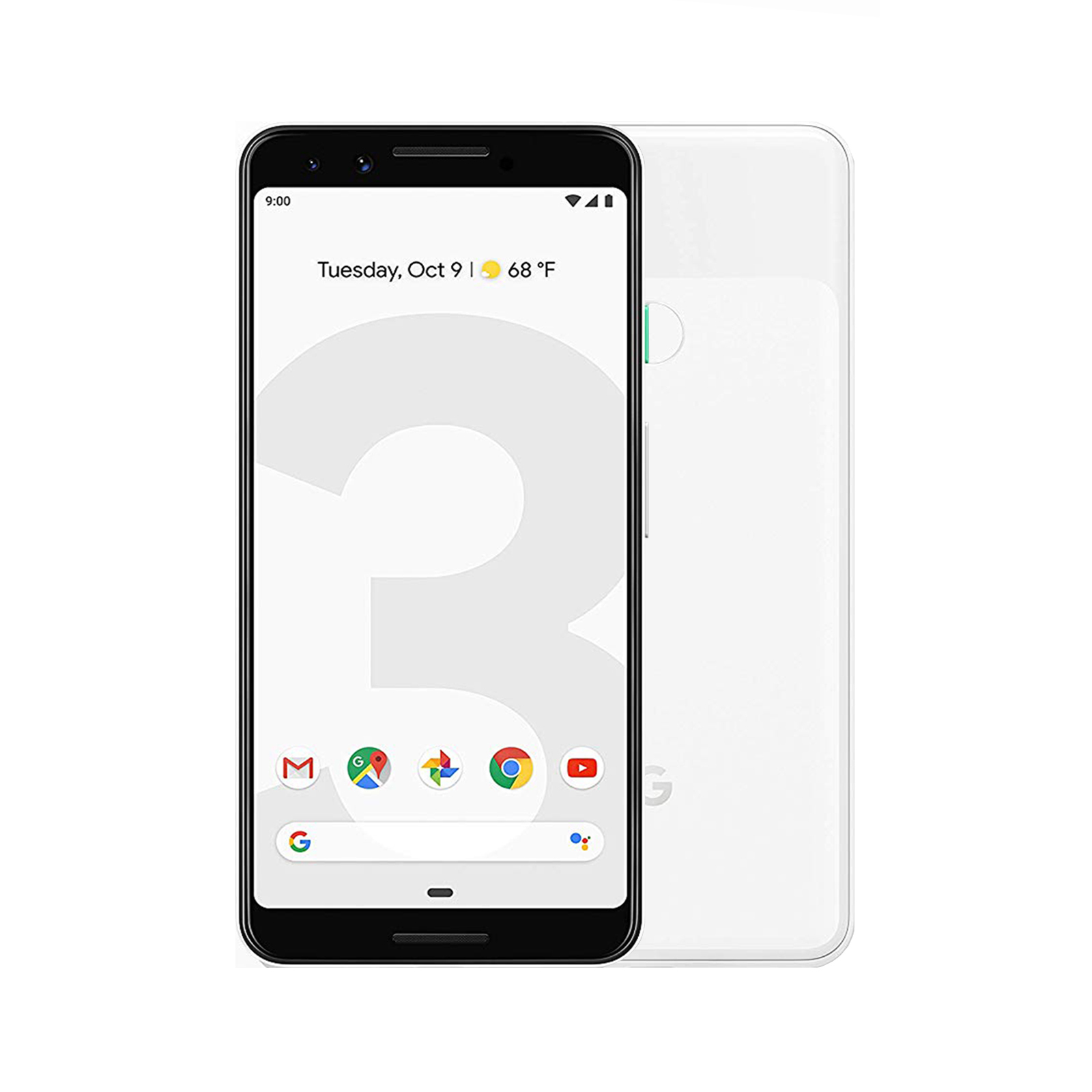 Google Pixel 3 [64GB] [White] [No Touch ID] [Good] [12M]