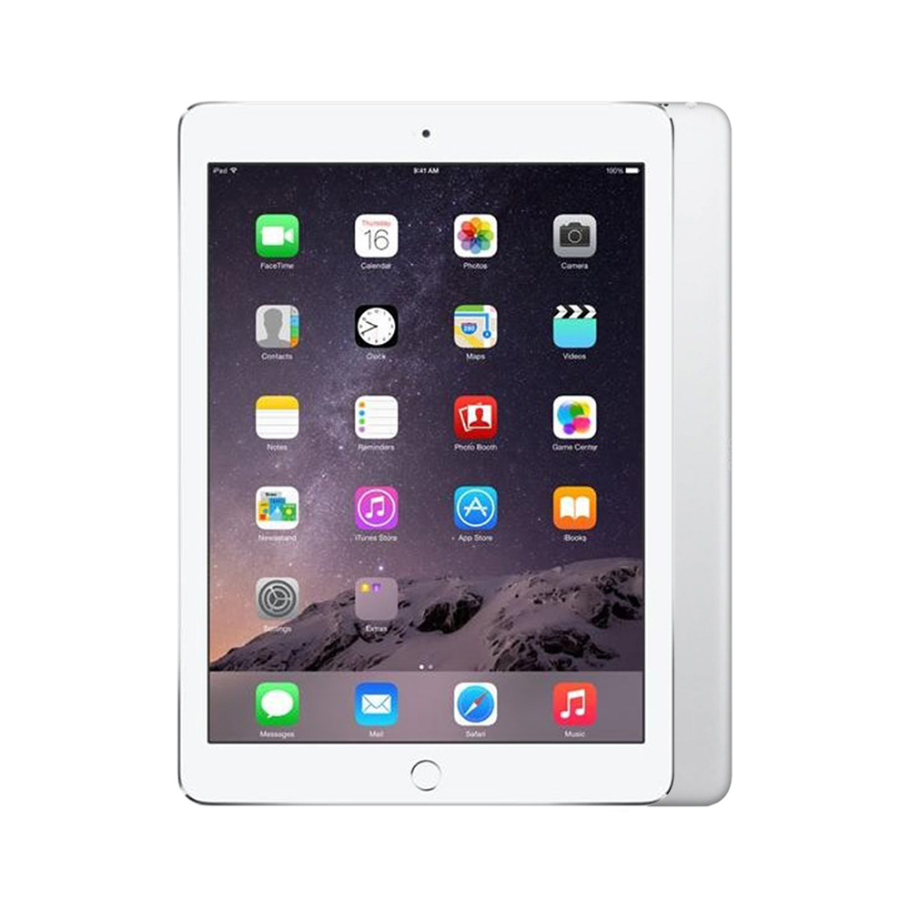 Apple iPad Air 2 [Wi-Fi + Cellular] [128GB] [Silver] [Excellent] 