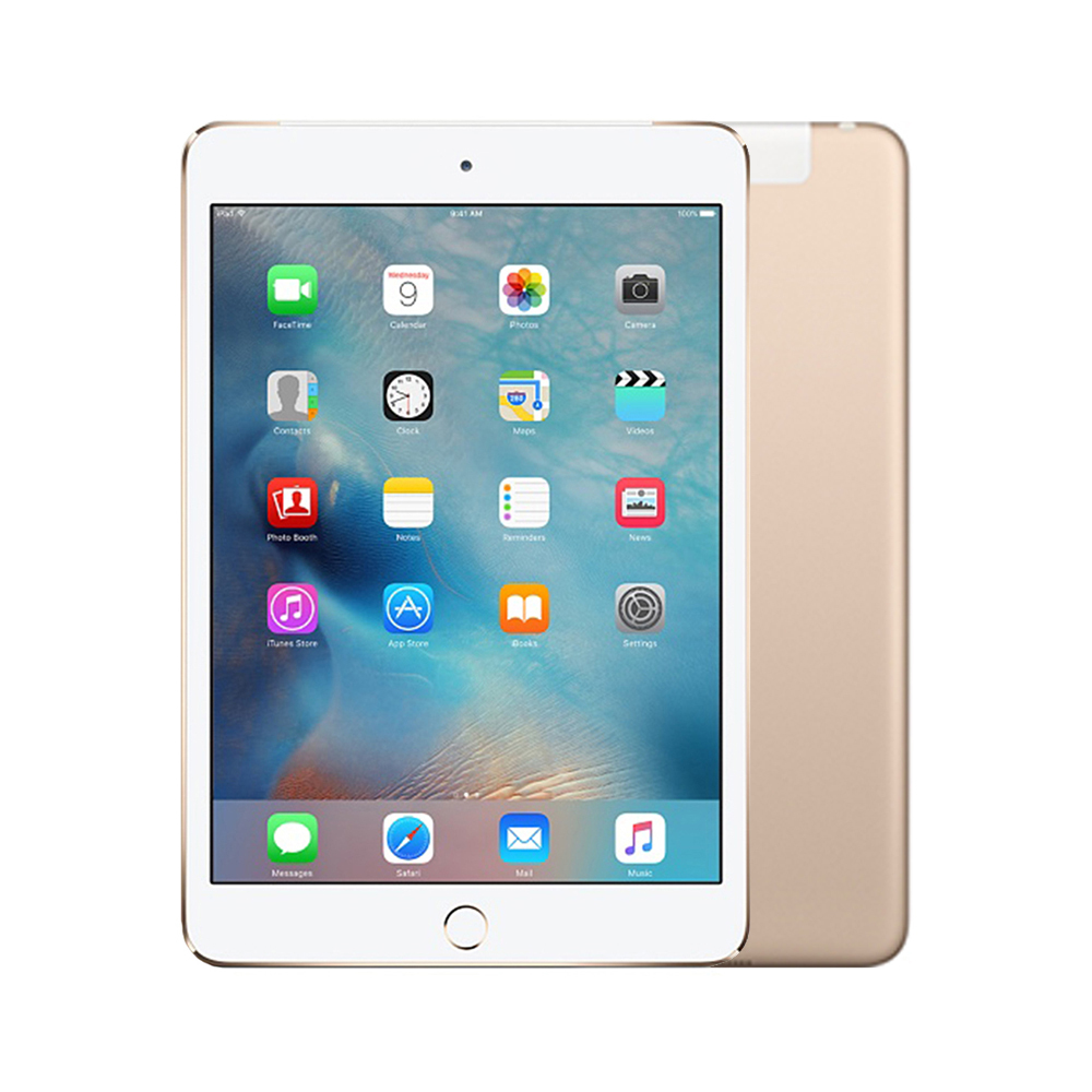 Apple iPad Mini 3 [Wi-Fi + Cellular] [128GB] [Gold] [Excellent]