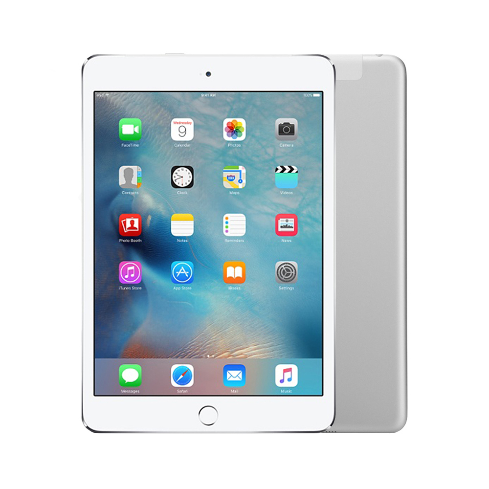 Apple iPad Mini 3 [Wi-Fi + Cellular] [64GB] [Silver] [Excellent]
