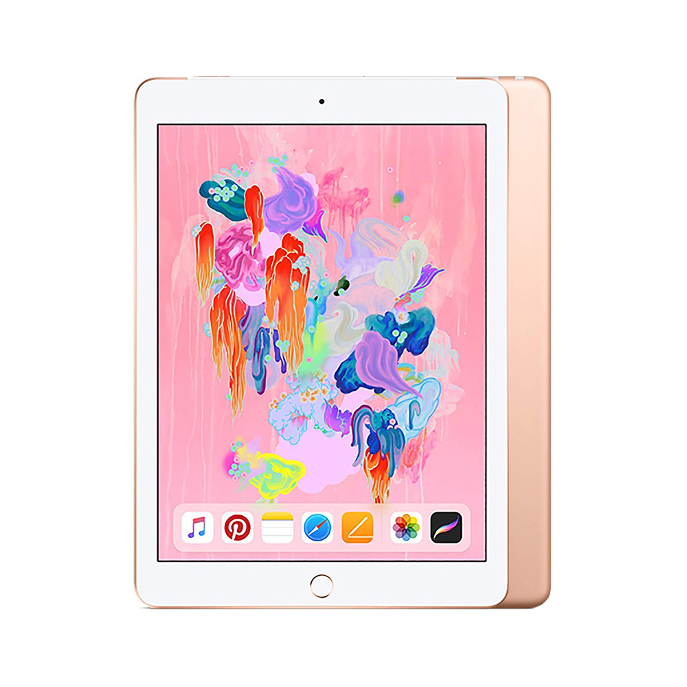 Apple iPad 9.7 6th Gen A1893 [Wi-Fi Only] Only] [32GB] [Gold] [Very Good] 