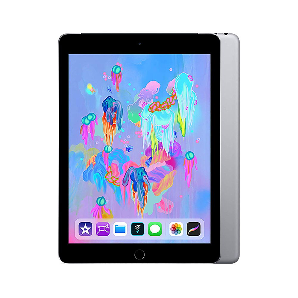 Apple iPad 9.7 6th Gen A1954 [Wi-Fi + Cellular] [128GB] [Space Grey] [Very Good]