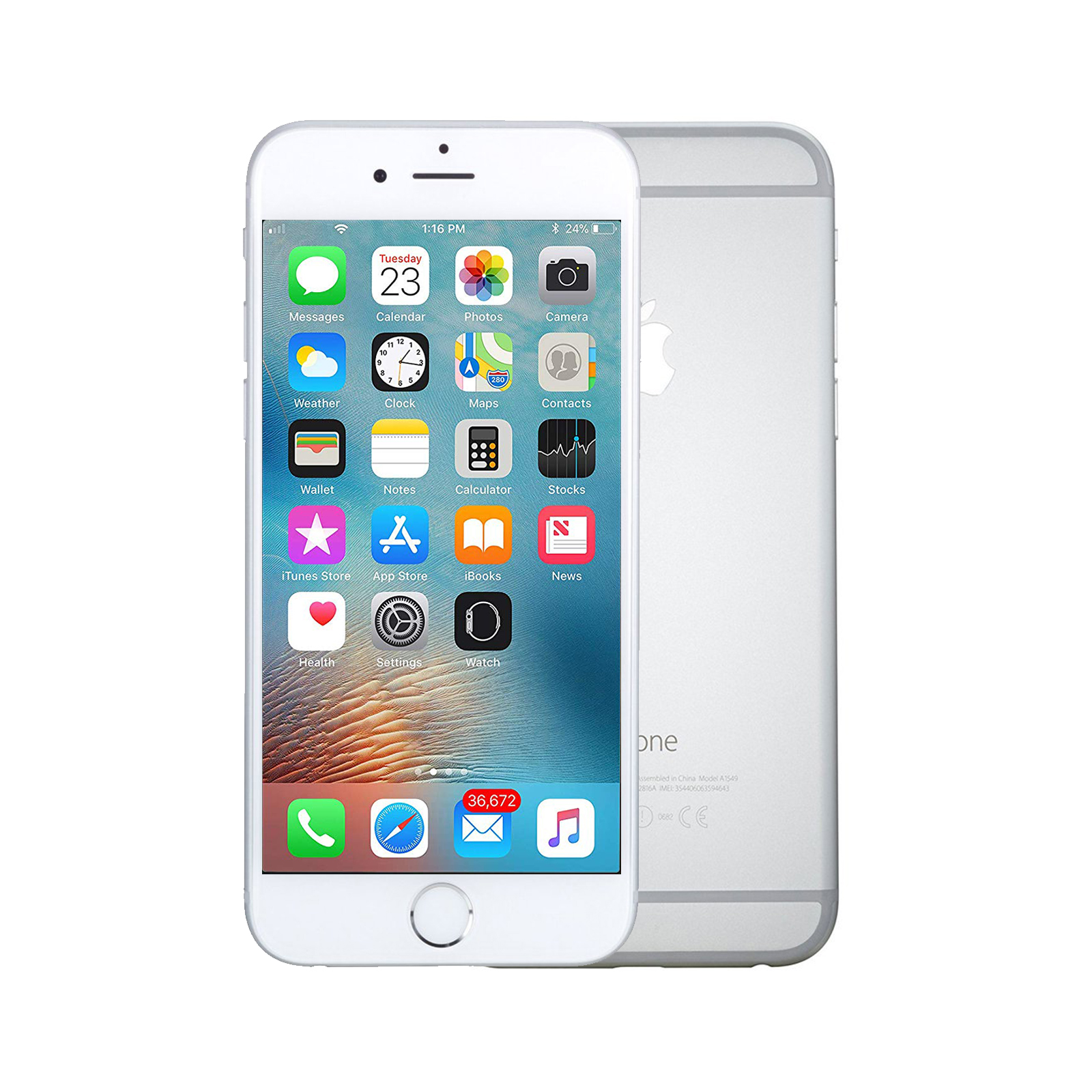 Apple iPhone 6 [128GB] [Silver] [As New]