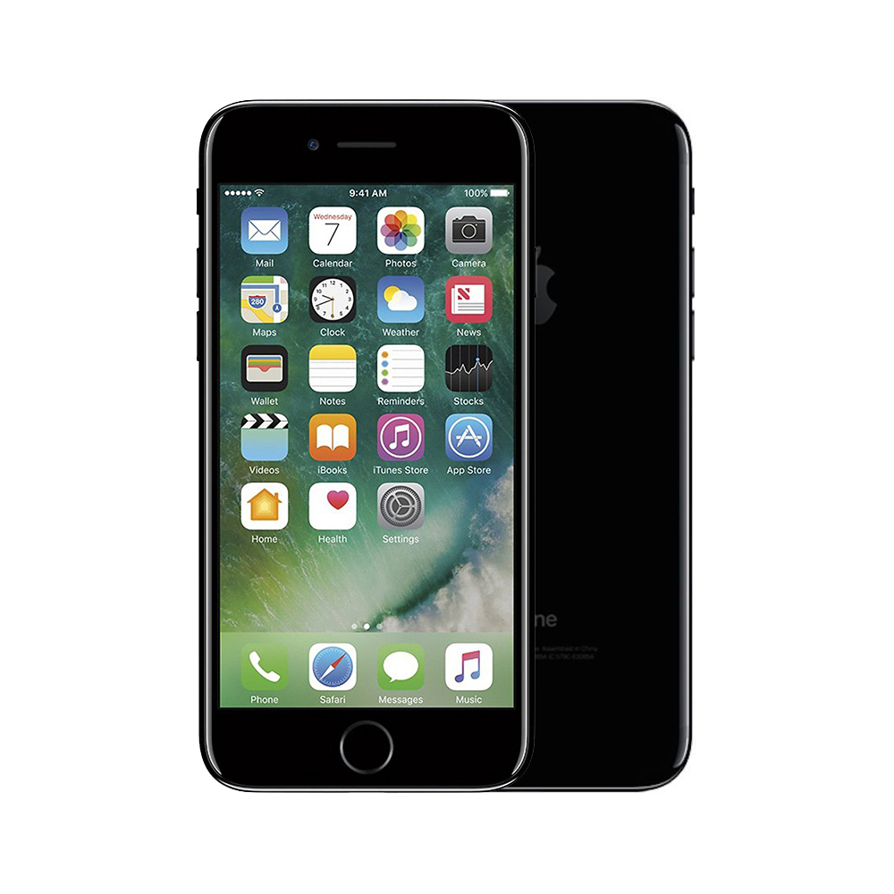 Apple iPhone 7 [New Battery] [128GB] [Jet Black] [Excellent] [12M]