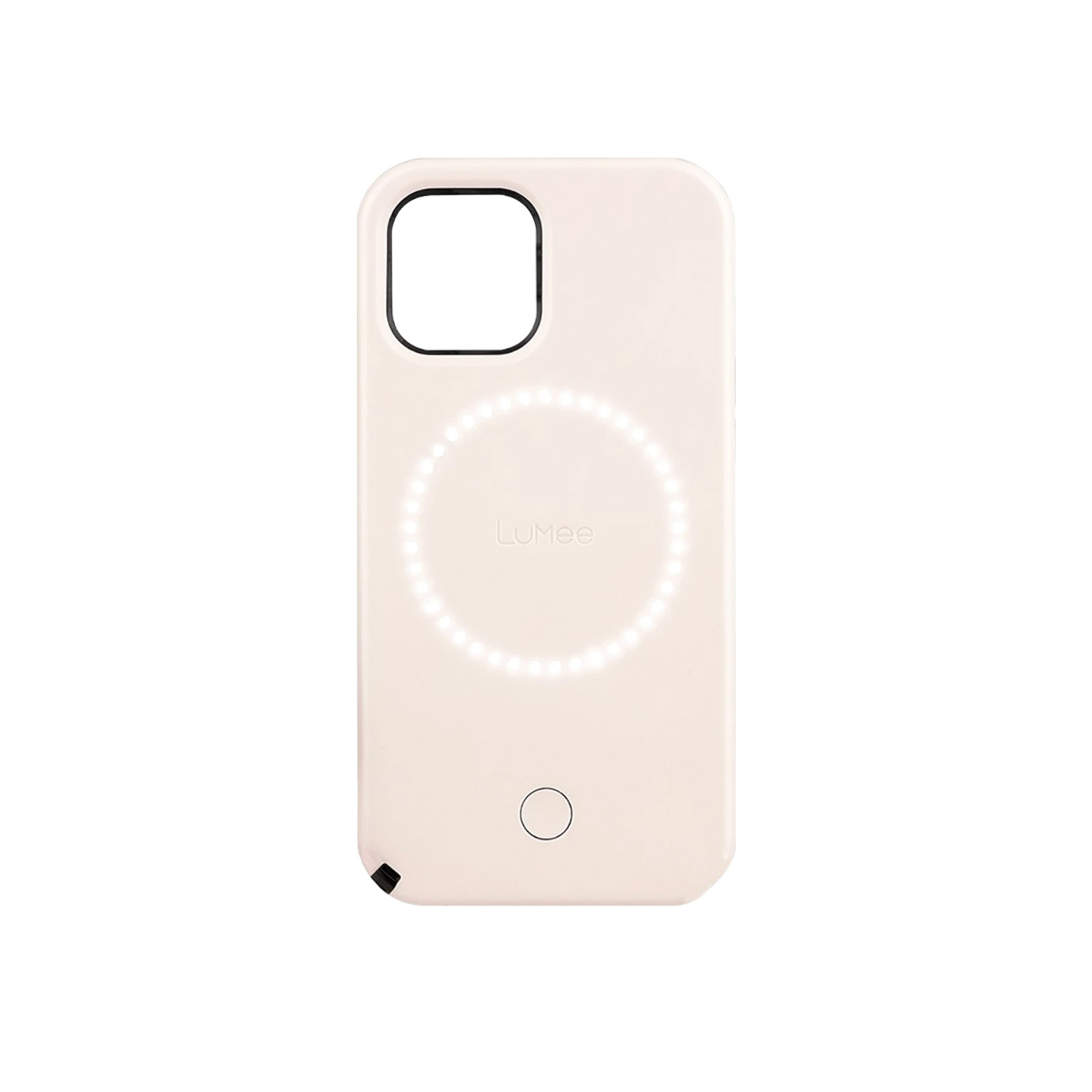 Lumee iPhone 12 Mini]Duo Millenial Pink Case] 