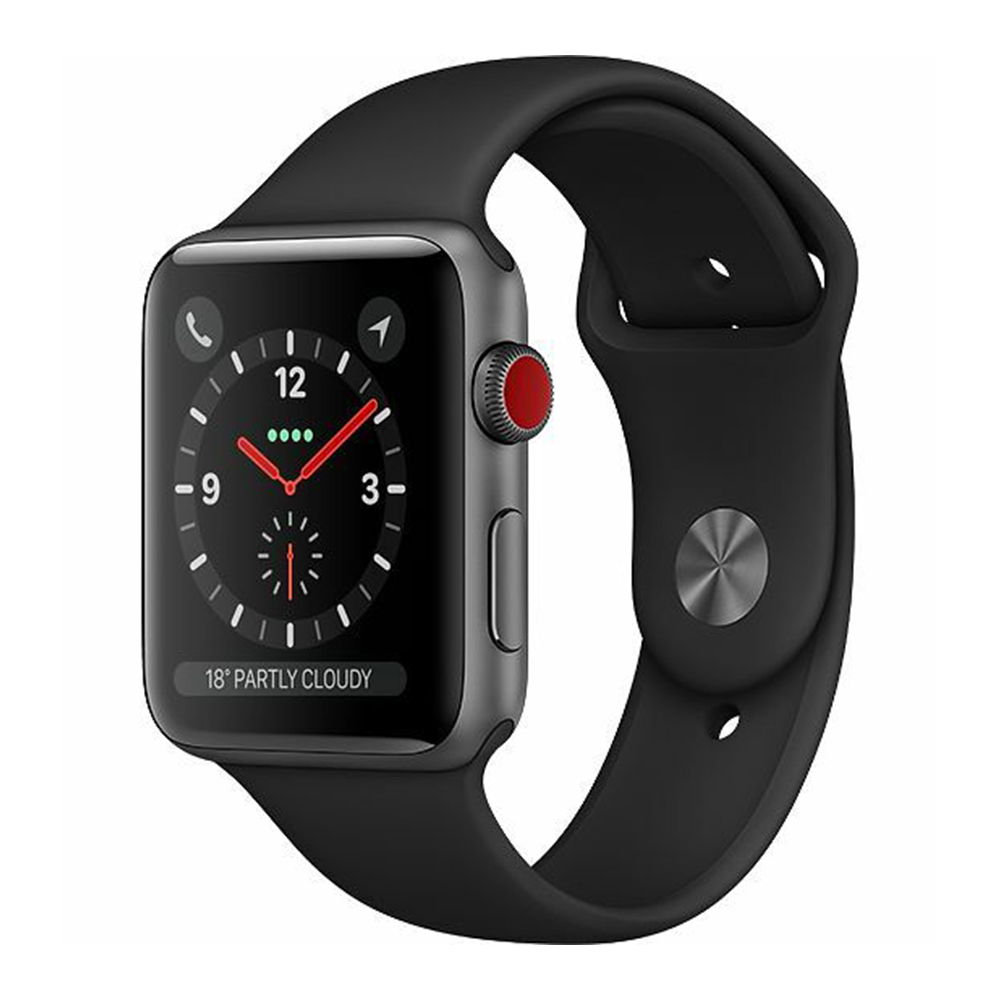 Apple Watch Series 3 [Wi-Fi + Cellular] [Aluminium] [38mm] [Grey] [As New] 