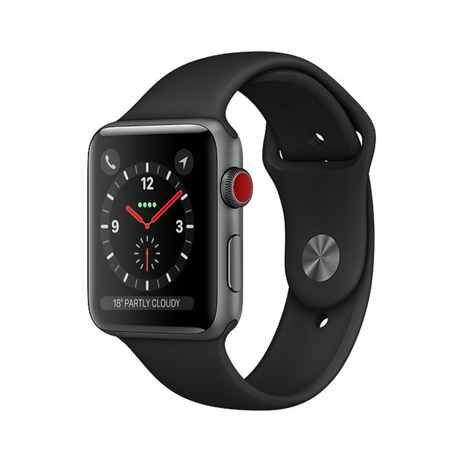 Apple Watch Series 3 [Wi-Fi + Cellular] [Aluminium] [38mm] [Grey] [Excellent] 