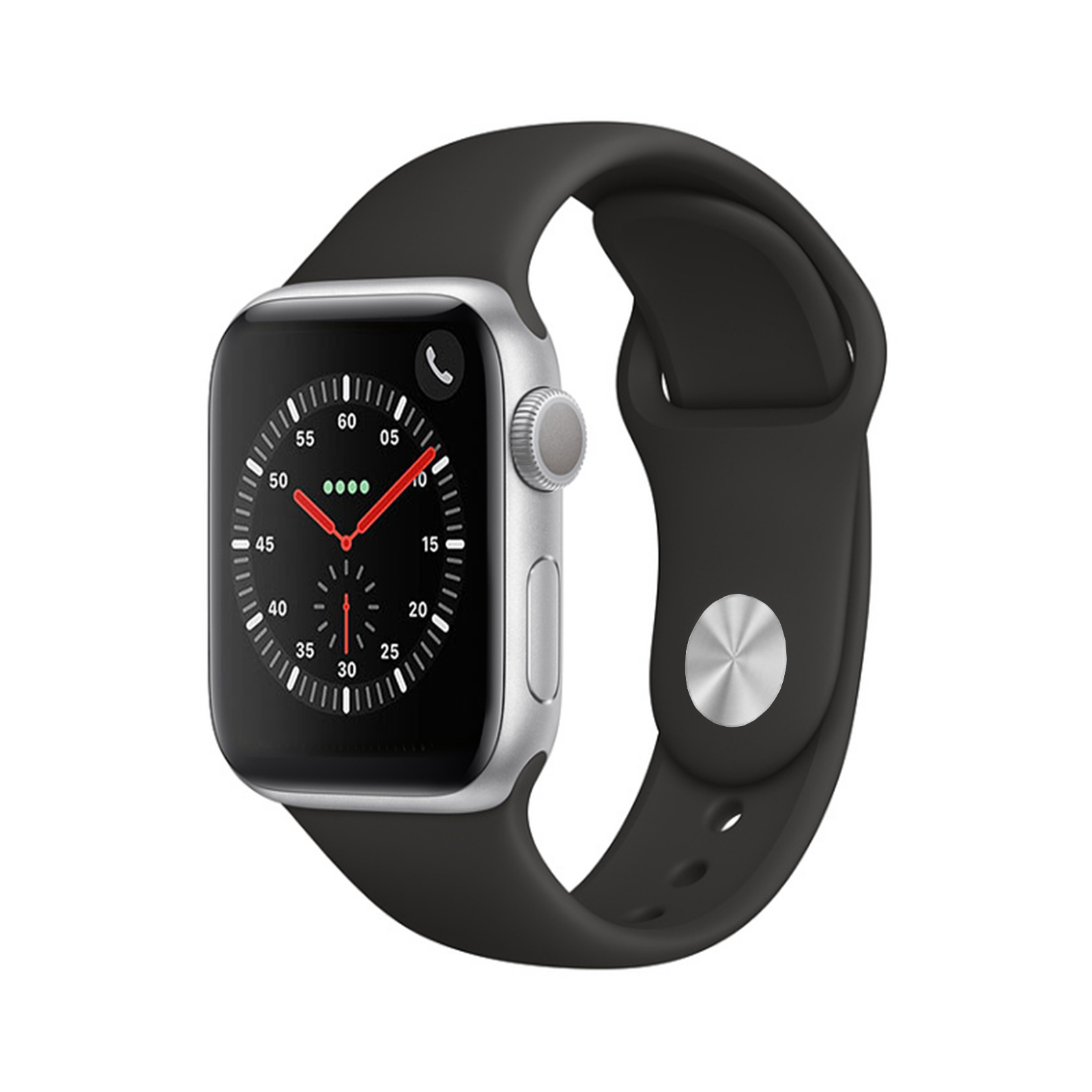 Apple Watch Series 3 [Wi-Fi + Cellular] [Aluminium] [38mm] [Silver] [Excellent] 