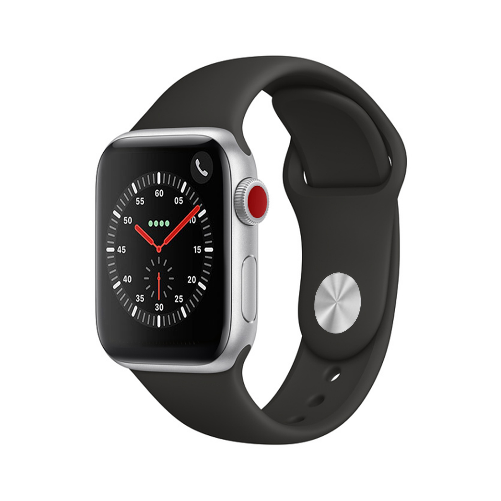 Apple Watch Series 3 [Wi-Fi + Cellular] [Aluminium] [38mm] [Silver] [Good] 
