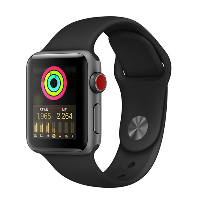 Apple Watch Series 3 [Cellular] [Aluminium] [42mm] [Grey] [Brand New] [24M]