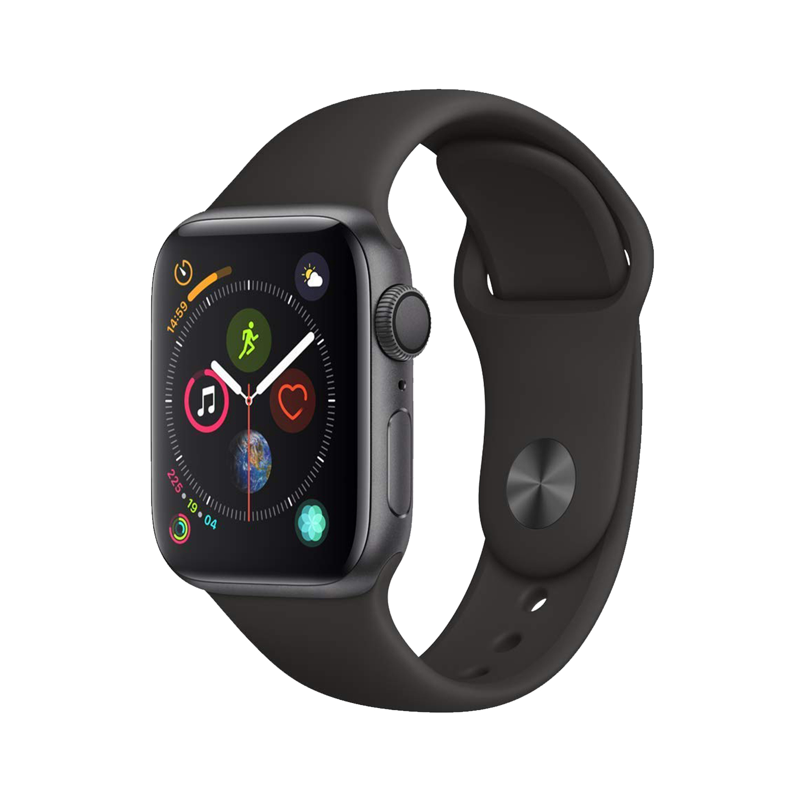 Apple Watch Series 4 [GPS] [Aluminum] [40mm] [Black] [Very Good] [12M]