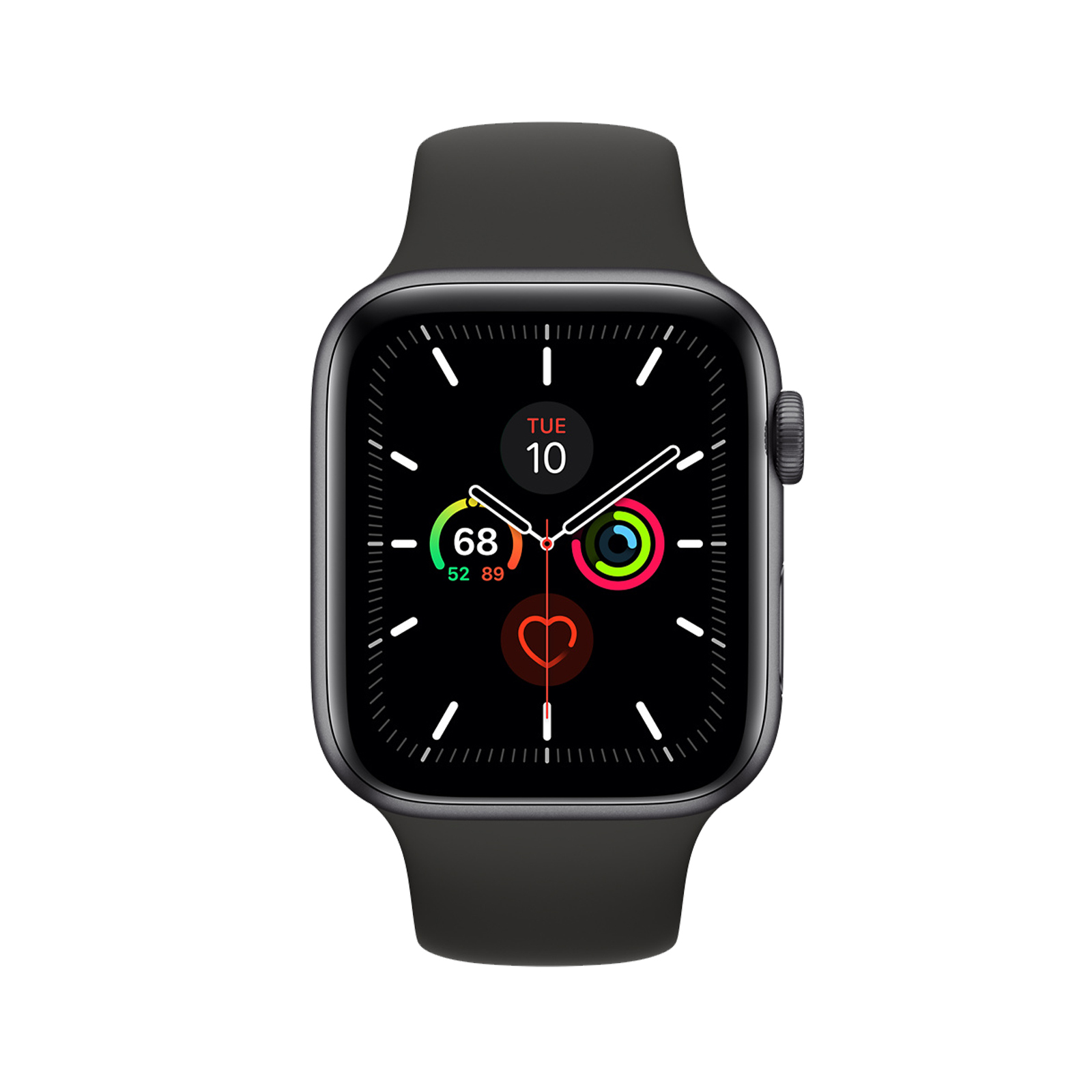 Apple Watch Series 5 [GPS + Cellular] [40mm] [Stainless Steel] [Black] [As New] [12M]