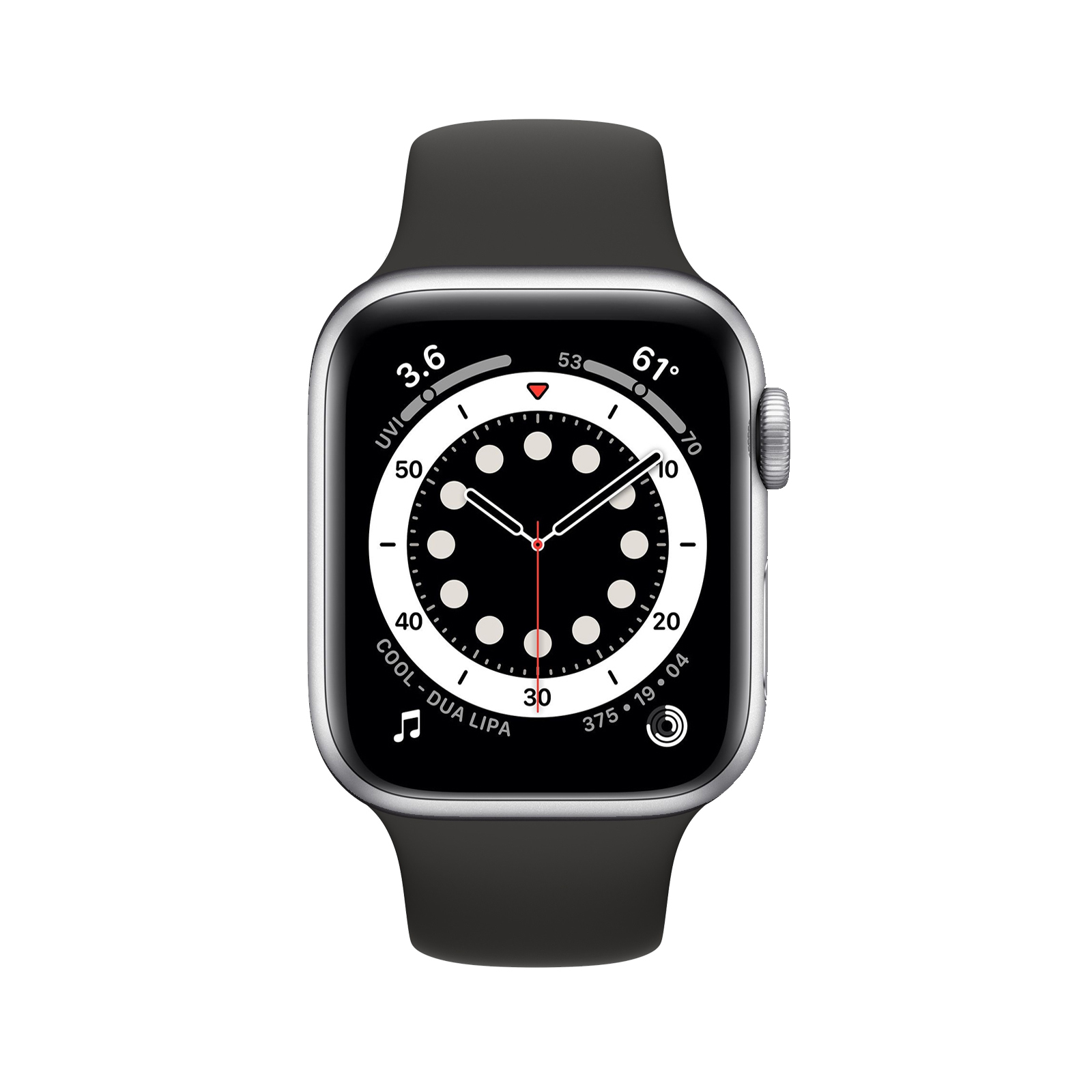 Apple Watch Series 6 [40mm] [Stainless Steel] [Cellular] [Silver] [Good] 