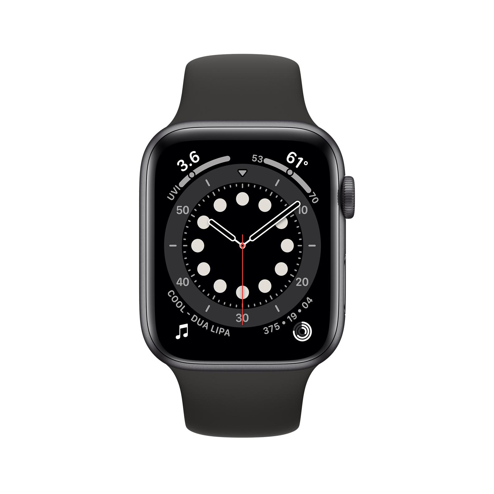 Apple Watch Series 6 [44mm] [Stainless Steel] [Cellular] [Black] [Excellent] 