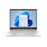 HP 15s 15.6" FHD Laptop [i7-1195G7] [8GB] [256GB] [W11H] [Natural Silver] [Excellent Refurbished]