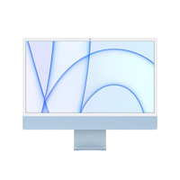 Apple iMac 24" 2021 AIO 4.5K Desktop [M1] [8GB] [256GB] [7-Core GPU] [Blue] [Excellent Refurbished]