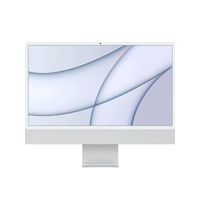 Apple iMac 24" 2021 AIO 4.5K Desktop [M1] [8GB] [256GB] [7-Core GPU] [Silver] [Excellent Refurbished]