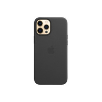 Apple iPhone 12 Pro Max [Leather Case With Magsafe] [Black] 