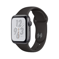 Apple Watch Series 4 [GPS] [Nike Aluminum] [44mm] [Black] [Good] 